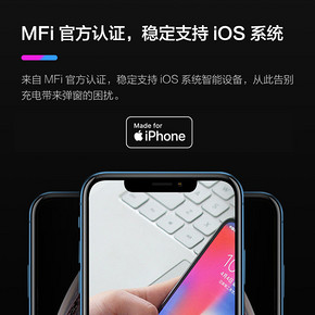 ￥65 ZMI紫米Type-c转LightningMFi认证编织数据线1米