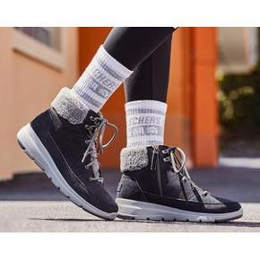 Skechers 斯凯奇 16677 女士羊羔绒拼接休闲靴 349元包邮（需用券）