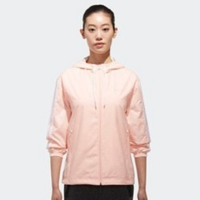 21日0点： adidas 阿迪达斯 W WB STN CZ1692 女款连帽长袖外套 189.6元包邮（前1小