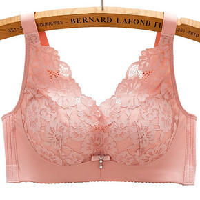 funzio 芳姿 2254 女无钢圈小胸聚拢蕾丝文胸 38元