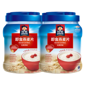 桂格 即食燕麦片 1000g 19.9元包邮 ￥20