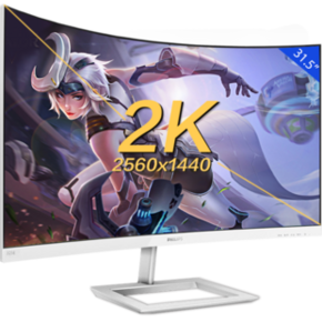 PHILIPS 飞利浦 325E1C 31.5英寸显示器（1500R、2K、75Hz） 1499元包邮（满减） ￥149
