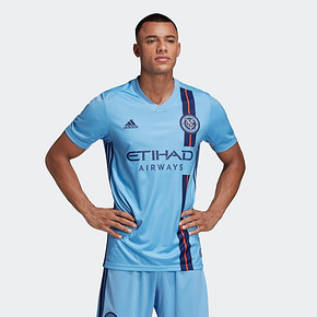 阿迪达斯官网 adidas 男装足球纽约城主场比赛短袖球衣DP4788 305元