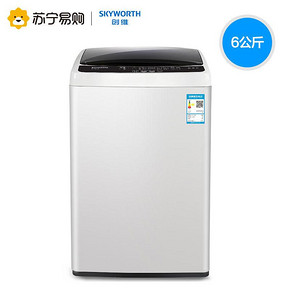 创维T60B 6公斤kg全自动波轮洗衣机 618元