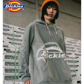 【暖春战疫】Dickies logo印花抓绒连帽卫衣 到手价359