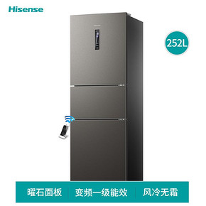 海信（Hisense） BCD-252WYK1DPUJ 三门冰箱 252升 1949元