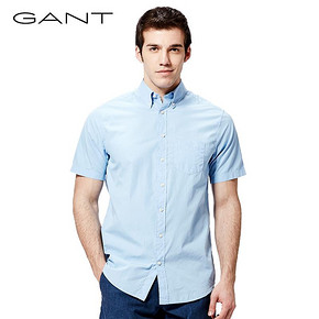 ￥149 GANT/甘特夏新品 男士休闲短袖衬衣男衬衫 394011