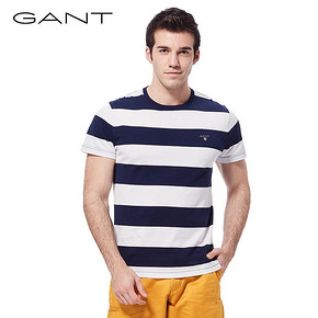 GANT 甘特 234133 男士圆领条纹短袖T恤 149元包邮