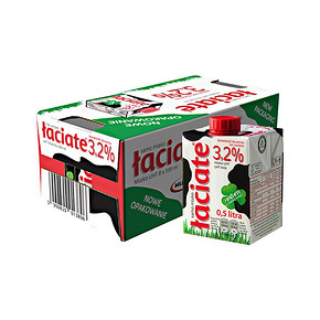 Laciate 兰雀 全脂纯牛奶 500ml*8盒 28.4元