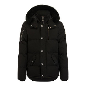 MOOSE KNUCKLES 多色剪刀装饰狐狸毛连帽时尚保暖羽绒服男装 3449.5元