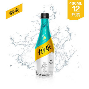 可口可乐怡泉桃汁苏打水苦柠味整箱装400ml*12瓶果汁型碳酸饮料 45元