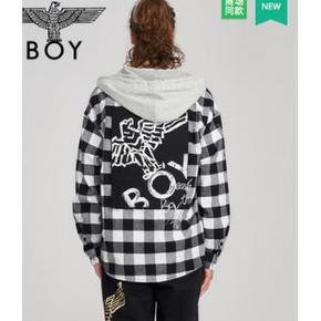 【天猫38节】Boy London 英版 2020老鹰印花格纹衬衫 到手价814