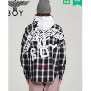 【天猫38节】Boy London 英版 2020老鹰印花格子衬衫 到手价899
