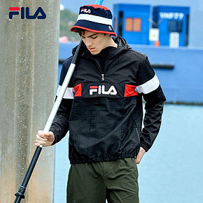 ￥543包邮 FILA 斐乐 连帽休闲梭织上衣 F11M018708F