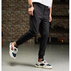 Meters bonwe 美特斯邦威 602077 男装舒适百搭小脚裤 *3件 93.6元（合31.2元/件）