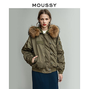 ￥399 MOUSSY028BAY30-5550女款棉服大衣