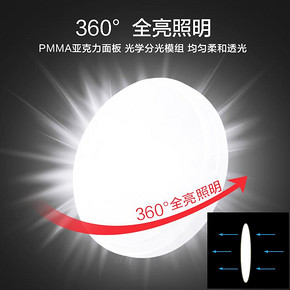 欧普照明 led吸顶灯 6W 9.9元