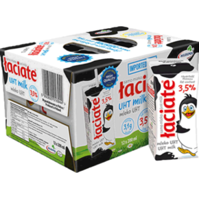 88VIP：Laciate 兰雀 全脂3.5%fat纯牛奶 200ml*12盒*2件 52.06元包邮（下单立减） ￥5