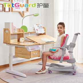 Totguard 护童 实木系列 512SW+620 学习桌椅套装 3910元
