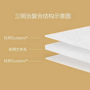 ￥239 5日0点:8H3D舒弹羊毛秋冬被840g填充150*200cm
