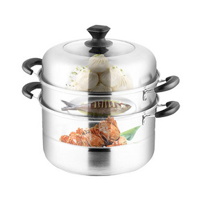 Joyoung九阳 ZGH2601 不锈钢三层蒸锅 26cm 89元