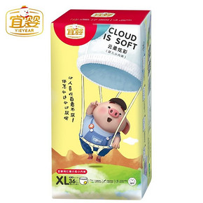 宜婴 婴儿超薄透气学步拉拉裤 L36 48元