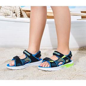 24日0点： Skechers 斯凯奇 90558L 男童透气凉鞋 123元包邮