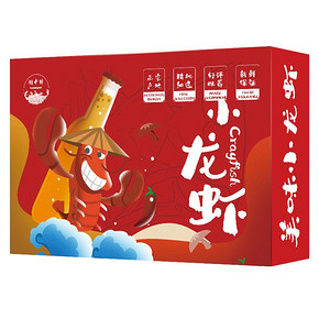 两份仅74.8_湖中醉小龙虾即食麻辣熟食十三香鲜活蒜香味4-6钱盒装 *2件 69.8元