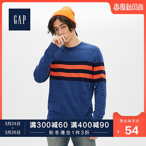 Gap 盖璞 474785 圆领针织衫 54元