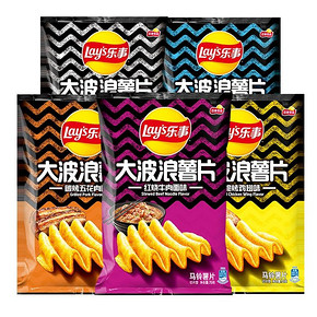 乐事大波浪薯片食品70g*1包休闲小吃 *8件 69.04元（合8.63元/件）