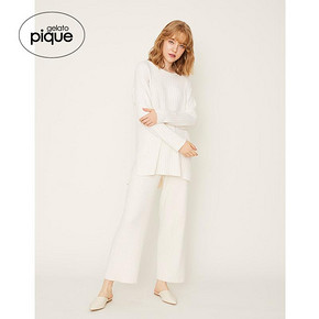 gelato pique PWNP194065 纯色柔软家居服长裤 284元