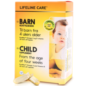 25日0点：Lifeline Care 挪威进口婴儿鱼油dha维生素 98元包邮（需用券） ￥98