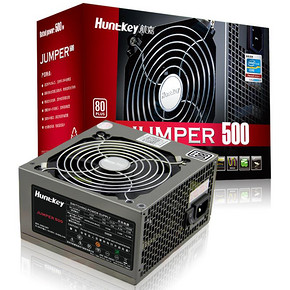 航嘉（Huntkey） JUMPER 500 非模组电源（500W、80PLUS白牌） 219元