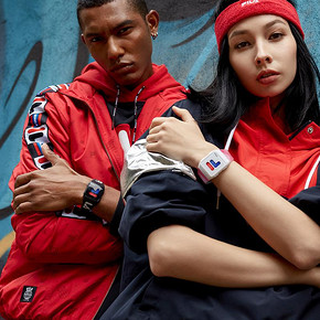 FILA 斐乐 男女情侣表电子表 309元