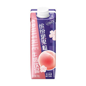优酸乳 缤纷果果粒牛奶饮品樱花白桃味 210g*12盒 *2件 42元（前3000件）