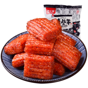 香之渝 辣条大刀肉 500g 9.9元包邮 ￥10
