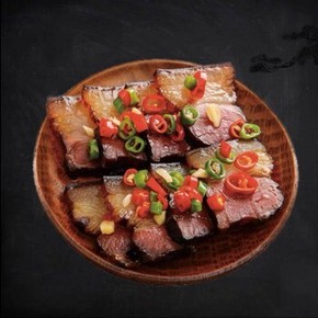 天猫 湖南特产 湘西腊肉 农家烟熏五花肉 500g 低至32.3元（需用券）