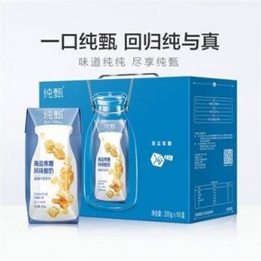 天猫 蒙牛 纯甄 海盐焦糖味风味酸牛奶 200g×16包 *2件 61.9元（2件5折，合30.95