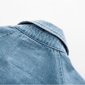 美特斯邦威夹克女春装新款潮流休闲时尚复古牛仔夹克外套商场款 59元