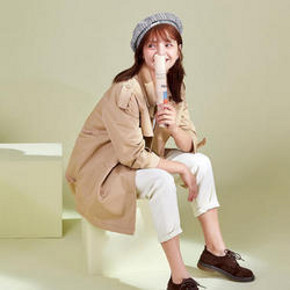 Jeanswest 真维斯 JY-94-222SS544 女士宽松风衣外套 206.91元包邮