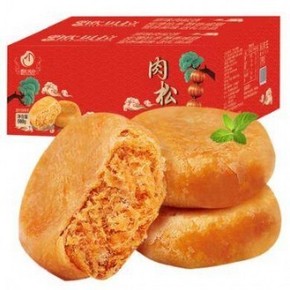 天猫 欧贝拉 肉松饼. 1KG 13.8元