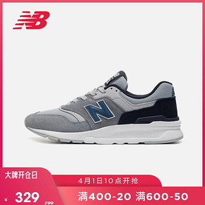 ￥329 1日10点： new balance 997Hx系列 CM997HCK 女款运动鞋