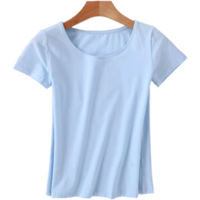 YiYiCp 女款纯棉纯色短袖 M-2XL码 9.9元 ￥10