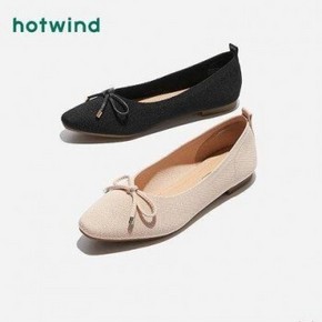 天猫 1日0点：hotwind 热风 H07W0108 女士平底休闲单鞋 67.2元包邮