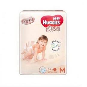 天猫 88VIP：HUGGIES好奇 铂金装 婴儿成长裤M60片*2件 140.98元包邮（需用券，合7