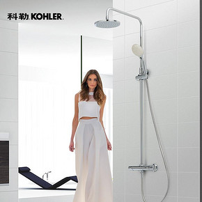 1日0点： KOHLER 科勒 齐悦 76623T-9-CP 恒温花洒套装 1549元包邮