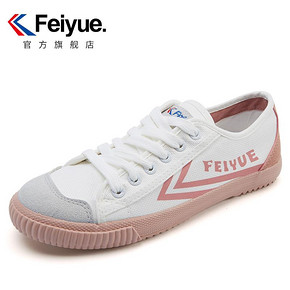 feiyue 飞跃 2083 女学生休闲鞋子皮革拼接小白鞋 *3件 242.8元（合80.93元/件）