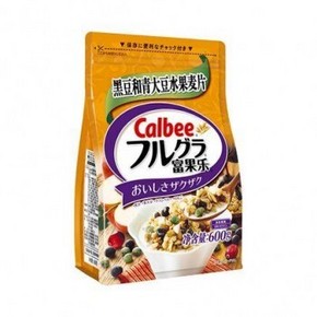 天猫 Calbee 卡乐比 黑豆青大豆风味 水果麦片 600g *3件 87.35元（双重优惠，合2