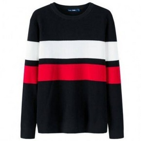 天猫 Semir 森马 14-058071326 男士条纹针织衫 低至29.99元