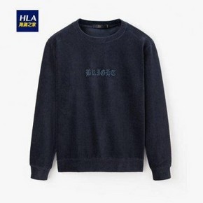 天猫 HLA 海澜之家 HNZWJ3E060A 男士圆领灯芯绒卫衣 89元包邮（需用券）